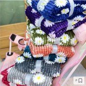 تصویر پتو مسافرتی دو نفره گل بابونه Varedati