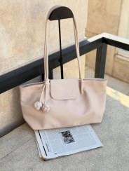 تصویر کیف دوشی 1126 زارا آویز توپی Zarabag