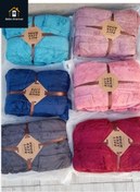 تصویر حوله تن پوش نانو بدون رنگ دهی و پرز قد 120 