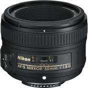 تصویر لنز نیکون Nikon AF-S NIKKOR 50mm f/1.8G Nikon AF-S NIKKOR 50mm f/1.8G Lens