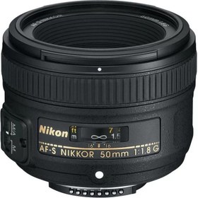 تصویر لنز نیکون مدل Nikon AF-S NIKKOR 50mm f/1.8G Nikon AF-S NIKKOR 50mm f/1.8G Lens