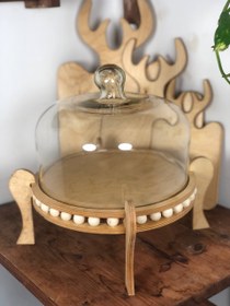 تصویر کاپ کیک چوبی مهره دار 