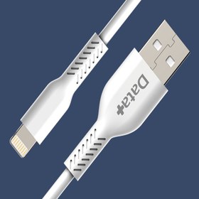 تصویر کابل تبدیل USB به لایتنینگ دیتا پلاس مدل DP02 طول 1 متر 