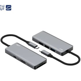 تصویر هاب جی سی پال 7 پورت مدل JCP6300 USB-C JCPAL USB-C 7-Port Hub JCP6300