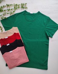 تصویر تیشرت مدادرنگی سایز نرمال - سبز 
