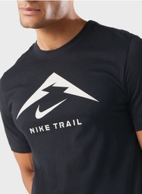 تصویر تی‌شرت لوگوی Dri-Fit Trail برند Nike Dri-Fit Trail Logo T-Shirt