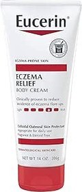 تصویر Eucerin Eczema Relief Body Cream، کرم اگزما، مراقبت از پوست برای اگزما، لوله 14 Oz - ارسال 20 روز کاری Eucerin Eczema Relief Body Cream, Eczema Cream, Skin Care for Eczema, 14 Oz Tube