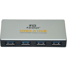 تصویر هاب USB 3.0 چهار پورت فرانت FN-U3H402 