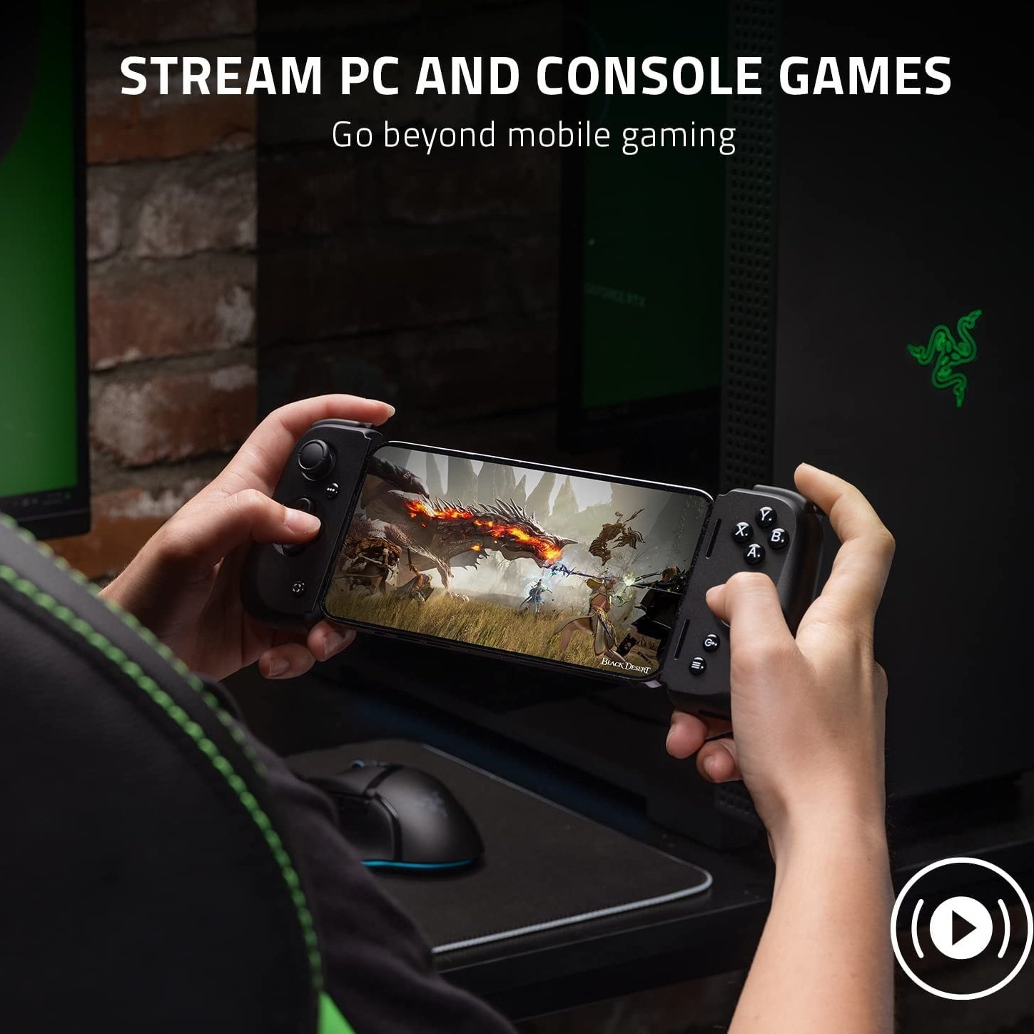  Razer Kishi V2 Pro Mobile Gaming Controller Xbox Edition for  Android: HyperSense Haptics - Universal Fit - Stream PC & Xbox Games - Play  Touchscreen Only Games - 1 Month Xbox