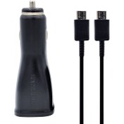 تصویر شارژر فندکی Samsung EP-TA845XWCGCN 3A PD 25W شرینک Samsung EP-TA845XWCGCN 3A PD 25W Car Charger