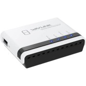 تصویر پرینت سرور 2 پورت WAVLINK WIRELESS USB PRINTER SERVER WAVLINK(NU516U1)