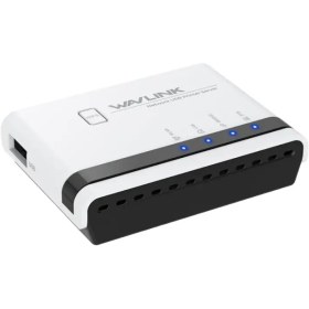 تصویر پرینت سرور 2 پورت WAVLINK WIRELESS USB PRINTER SERVER WAVLINK(NU516U1)