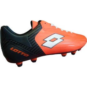 تصویر کفش فوتبال مردانه استرایک FG نارنجی مشکی برند lotto Strike Fg Cleats Men Orange Black