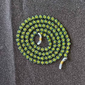 تصویر بابونه سبز آبی 