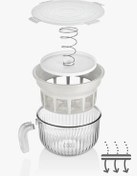 تصویر ظرف نگهدارنده سفید ماست Continer Contined Pheese اورجینال Vip Ahmet 