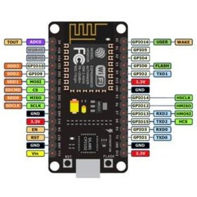 تصویر NodeMCU ESP8266 (CP2102) 