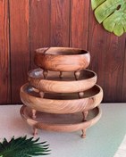 تصویر سرویس پذیرایی چوب گردو کد۰۰۲۰۹ 