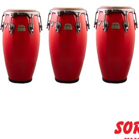 تصویر تومبا سه تايي با بانگو و پايه مدل Havana Series Congas 