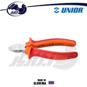 تصویر انبر سیم چین عایق برق یونیور مدل 461/1VDEBI سایز 160 میلی متر 