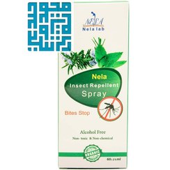 تصویر اسپری دافع حشرات فاقد الکل نلا 60 میلی لیتر Nela Insect Repellent Alcohol Free Spray 60 ml