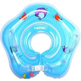 تصویر حلقه شنا بادی نوزادی آبی بیبی فلوت Baby Float 