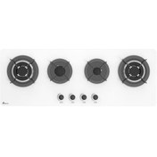 تصویر اجاق گاز شیشه ای بیمکث مدل 5020 سفید Bimax 5020 Glass Gas stove White