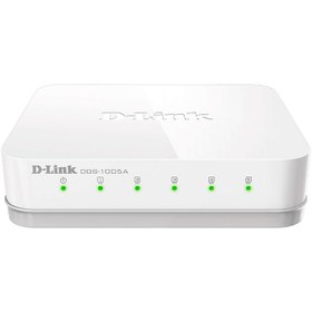 تصویر سوییچ 5 پورت گیگابیتی دی لینک مدل D-Link DGS-1005A D-LINK DGS-1005A 5 PORT GIGABIT SWITCH