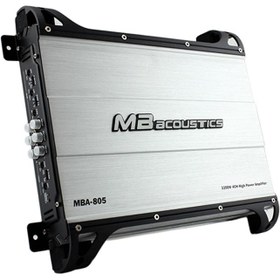 تصویر آمپلی‌ فایر ام‌ بی آکوستیکس مدل MBA-805 - فروشگاه اینترنتی بازار سیستم ا MB Acoustics MBA-805 Car Amplifier MB Acoustics MBA-805 Car Amplifier