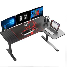 تصویر میز گیمینگ یوریکا Gaming Desk Eureka L60 R 
