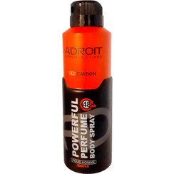 تصویر اسپری دئودورانت مردانه آدرویت مدل رد کربن حجم ۲۰۰ میلی لیتر 