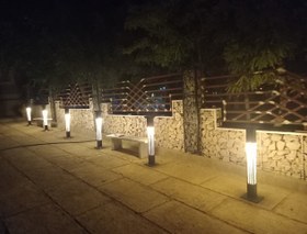 تصویر چراغ پارکی 1 متری برند کهربا parking light