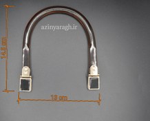 تصویر دسته U اکریلیک - مشکی 