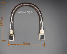 تصویر دسته U اکریلیک - مشکی 