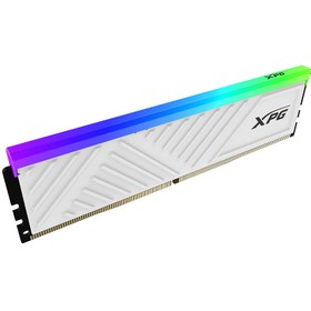 تصویر رم دسکتاپ DDR4 تک کاناله 3600 مگاهرتز CL18 ای دیتا ایکس پی جی مدل SPECTRIX D35 ظرفیت 8 گیگابایت Adata XPG SPECTRIX D35 WHITE 8GB 3600Mhz CL18 DDR4 Desktop Ram