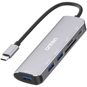 تصویر تبدیل USB-C به USB 3.0/SD-TF /USB-C اونتن مدل 95116B 