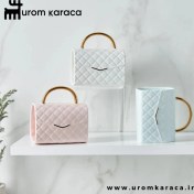 تصویر ماگ کاراجا Coco طرح کیف آبی 