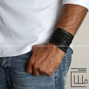 تصویر دستبند مردانه مدل ساواش 