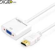 تصویر تبدیل HDMI به VGA با صدا DT-6404 دیتک 