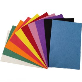 تصویر نمد رنگی a3 بسته 10 عددی 