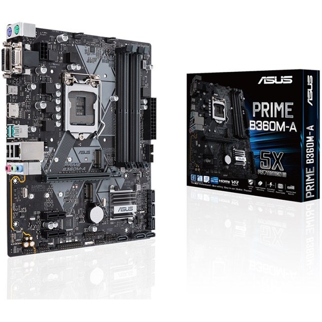 خرید و قیمت باندل مادربرد ASUS Prime B360M-A + i7 9700K +