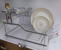 تصویر جا ظرفی ۲ طبقه آلومینیوم مدل ۲۶۵۰ یونیک 