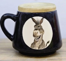 تصویر ماگ طرح خر شرک 