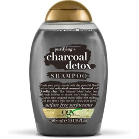 تصویر شامپو زغال او جی ایکس OGX OGX Purifying Charcoal Detox shampoo 385ml