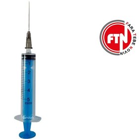 تصویر سرنگ لوئراسلیپ آوا ۵ سی سی Ava luerslip syringe with piston 5cc