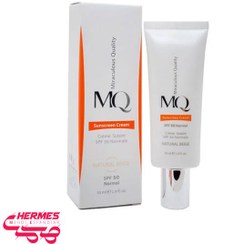 تصویر کرم ضد آفتاب نرمال نچرال بژ ام کیو MQ Natural Beige Normal sunscreen spf50 