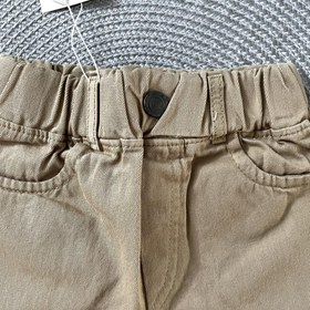 تصویر شلوار کتان گلدار خاکی آنیل kids 