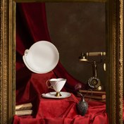 تصویر ست فنجان چای خوری پیش دستی کاراجا Cumhuriyet Yuzyılı ارسال 7 روز کاری