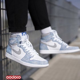 تصویر کتونی زنانه نایک ایر جردن 1 صورتی ساقدار - 39 Nike Air Jordan 1 Digital Pink