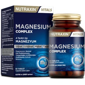 تصویر کمپلکس منیزیم و ویتامین ب 6 نوتراکسین Nutraxin Magnesium Complex B6 Nutraxin Magnesium Complex B6