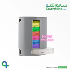 تصویر تقویم دارویی روزانه - هفتگی برج tower pill organizer